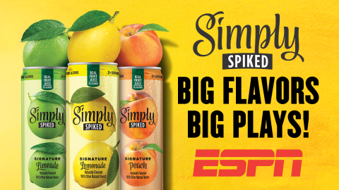 Simply Spiked Joins Forces with ESPN for a Summer of Big Flavors and Big Plays!