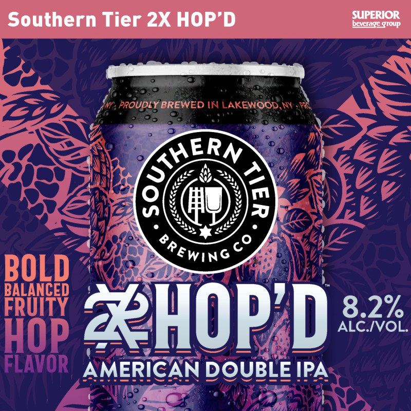 SOUTHERN TIER - 2X HOP'D 6 Pack Cans (Item# 15990)