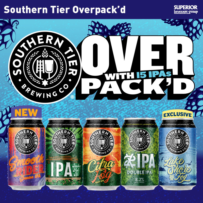 SOUTHERN TIER - Overpack'd Variety 15 Pack Cans (Item# 11695)