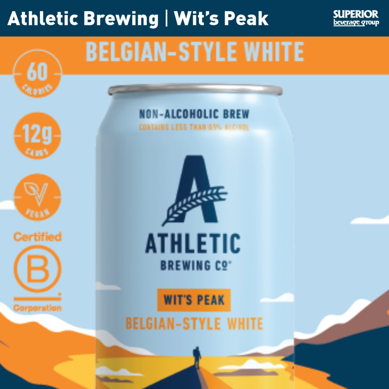 ATHLETIC - Wit's Peak 4/6 Pack Cans (Item# 15809)