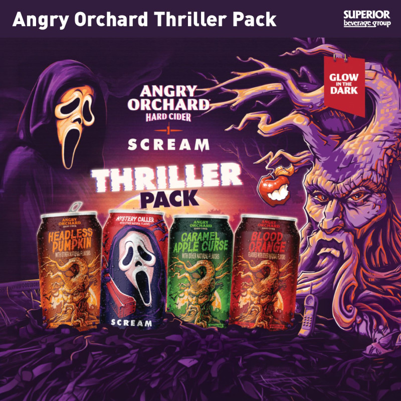 ANGRY ORCHARD - Thriller Pack 2/12 Pack Cans (Item# 15476)