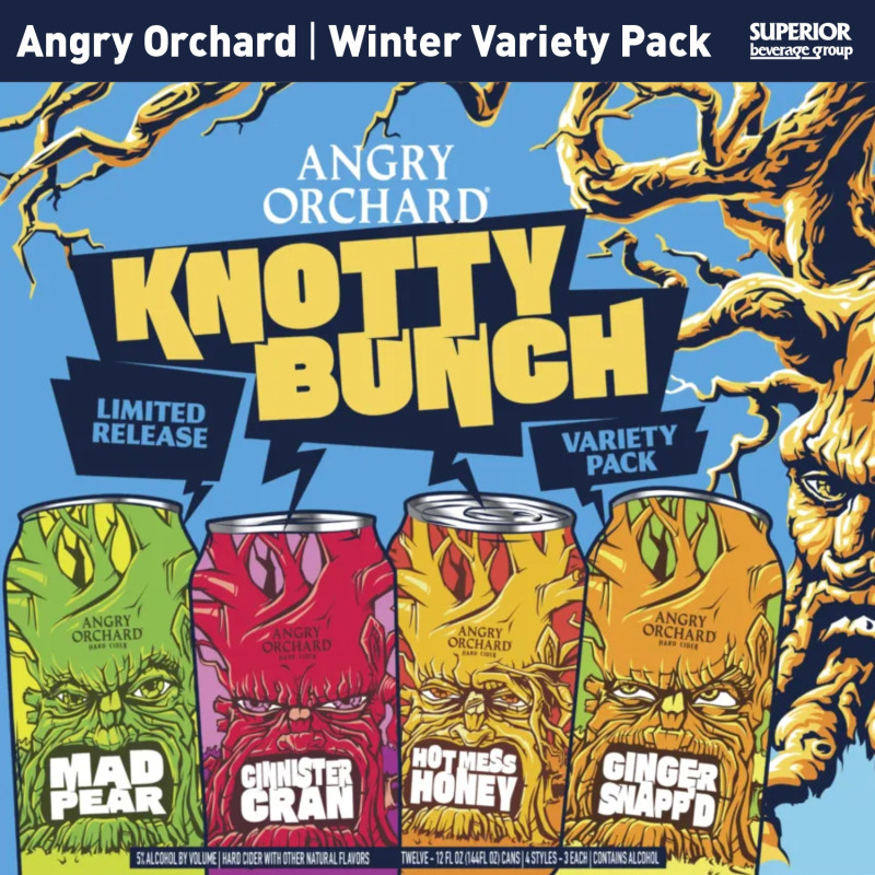 ANGRY ORCHARD - Winter Variety Pack | 2/12 PK CANS (Item# 15476)