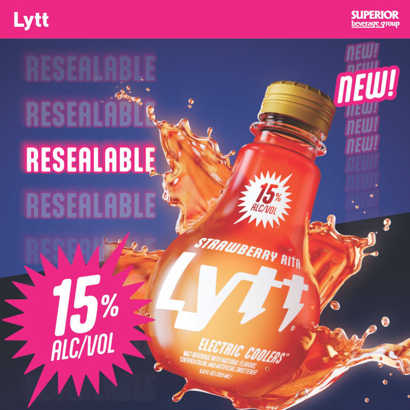 LYTT - Electric Coolers 200ml 24 Packs | Blue Raspberry (Item# 16844), Grape (Item# 16841), Long Island (Item# 16840), Peach Mango (Item# 16843), Strawb'rita (Item# 16845), Tropical Punch (Item# 16842)